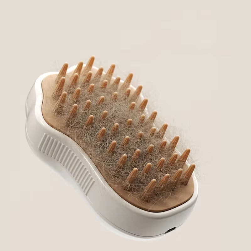 Steam Pet Brush - 3 in 1: Brush, Massages and Clean