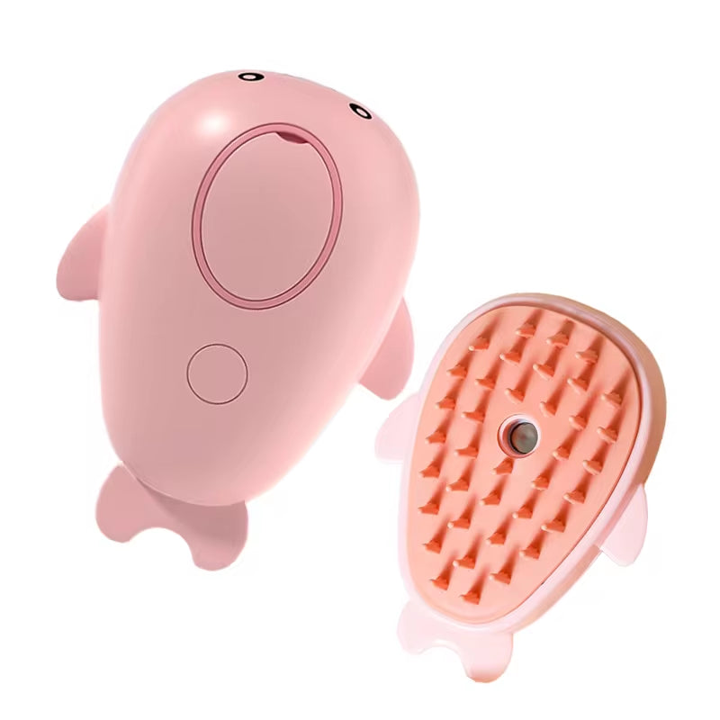 Steam Pet Brush - 3 in 1: Brush, Massages and Clean