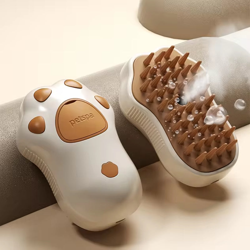 Steam Pet Brush - 3 in 1: Brush, Massages and Clean