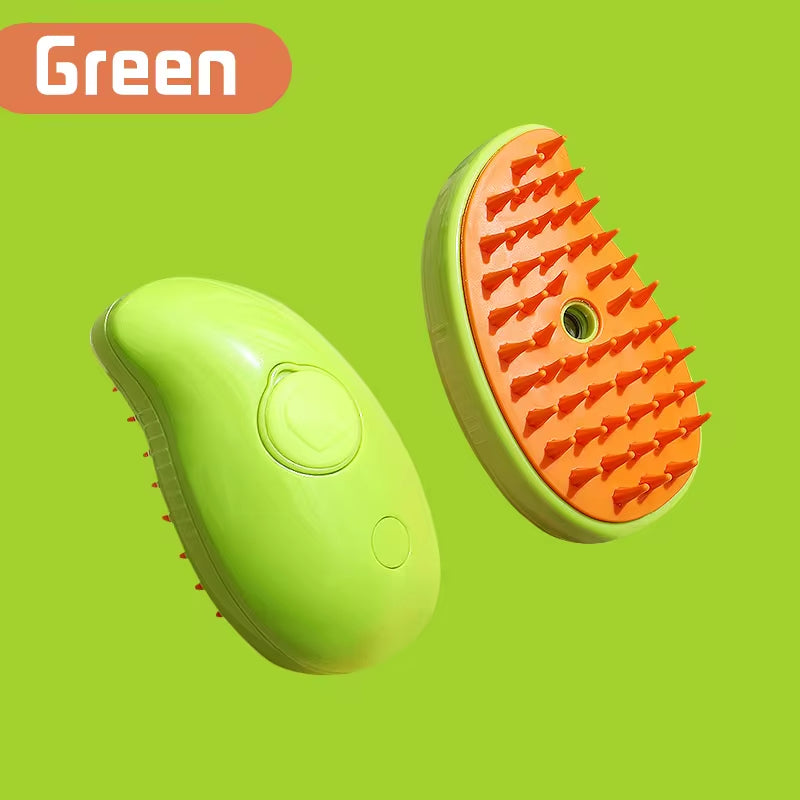 Steam Pet Brush - 3 in 1: Brush, Massages and Clean